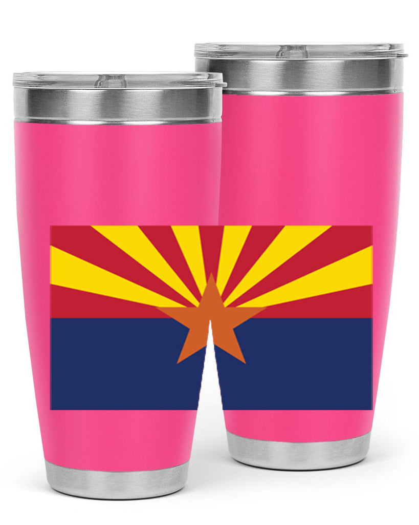 Arizona 49#- Us Flags- Tumbler