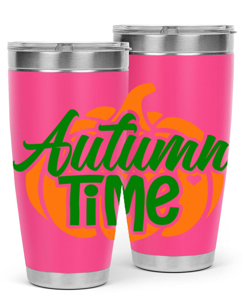 Autumn Time 34#- fall- Tumbler