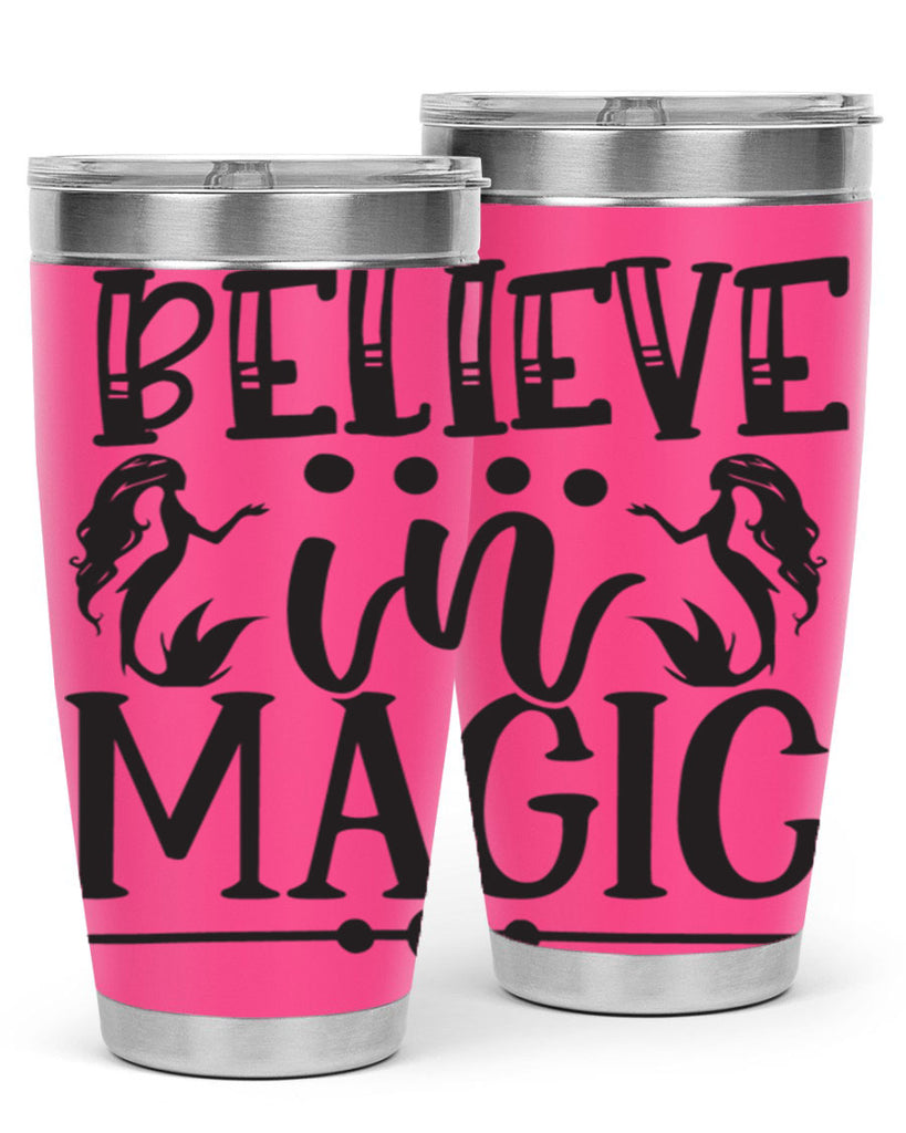 Believe in magic 65#- mermaid- Tumbler