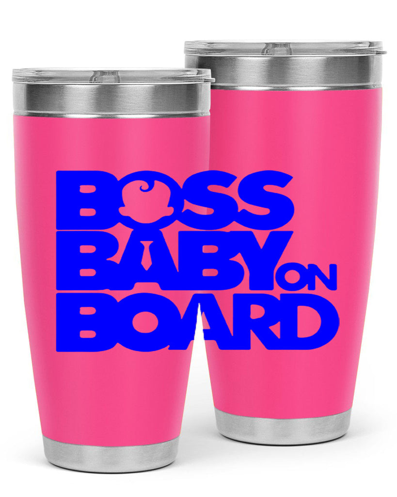 Boss Baby On Board 2#- black words phrases- Cotton Tank
