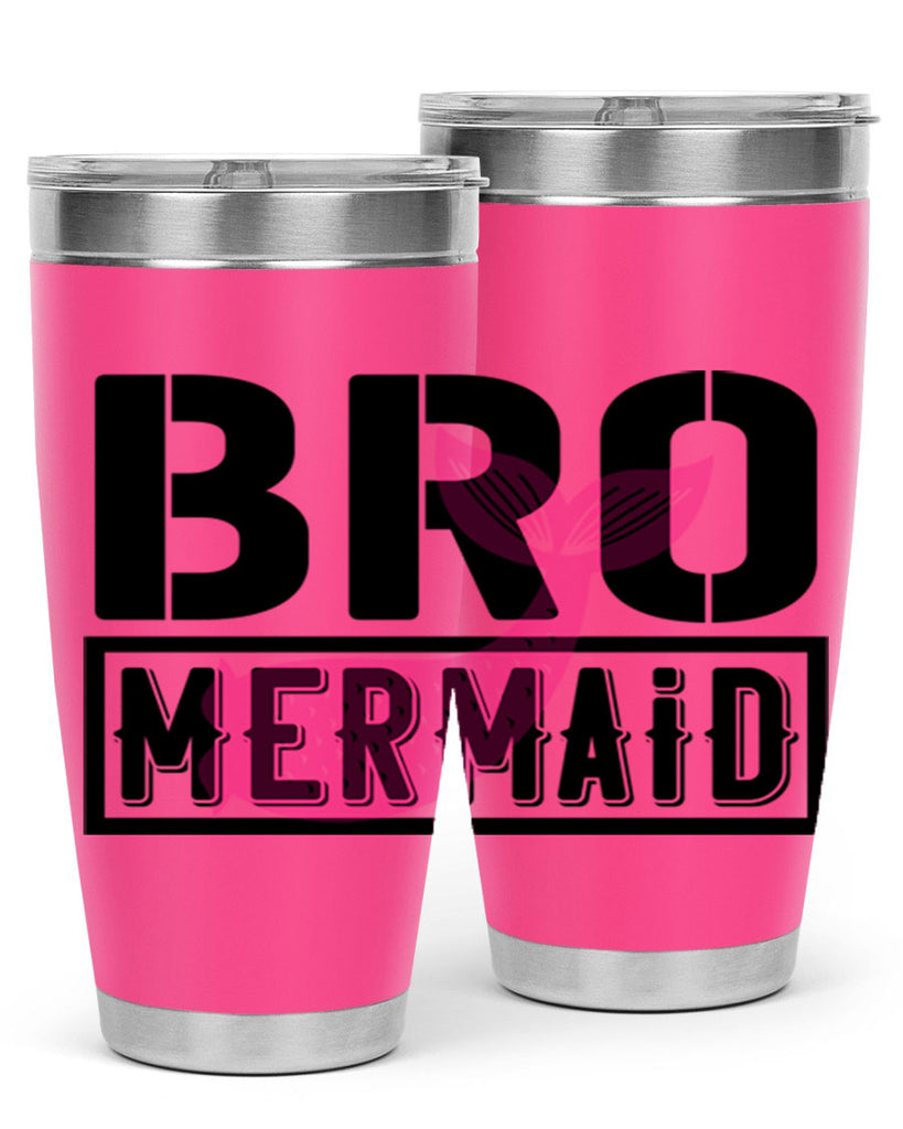 Bro mermaid 85#- mermaid- Tumbler