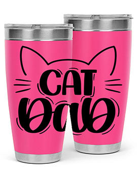 Cat Dad Style 81#- cat- Tumbler