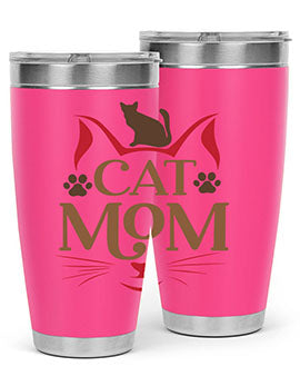 Cat Mom Style 6#- cat- Tumbler