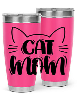 Cat Mom Style 85#- cat- Tumbler