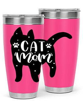 Cat Mom Style 86#- cat- Tumbler