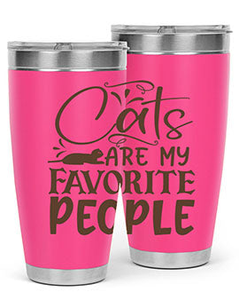 Cats Are My Favorite People Style 7#- cat- Tumbler