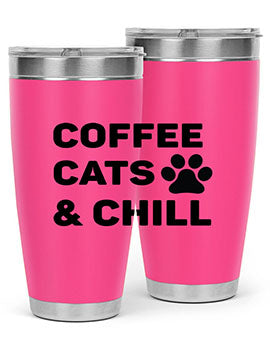 Coffee Cat Style 41#- cat- Tumbler