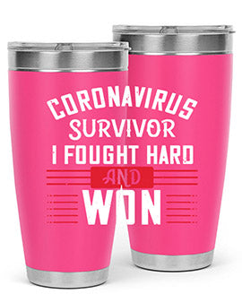 Corona Virus Survivor i fought and own Style 4#- corona virus- Cotton Tank