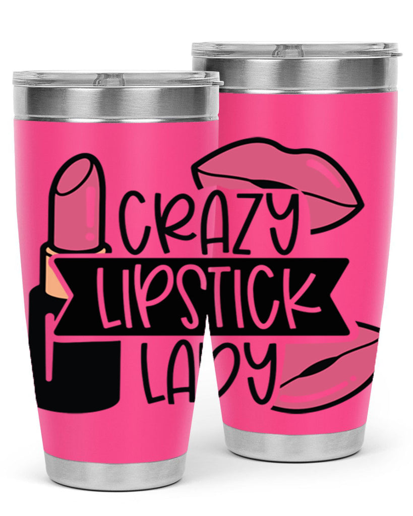 Crazy Lipstick Lady Style 108#- make up- Tumbler