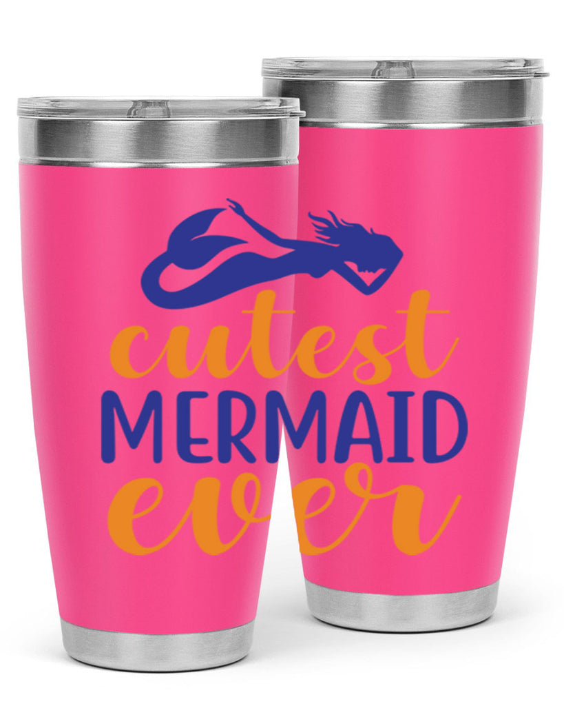 Cutest Mermaid Ever 91#- mermaid- Tumbler
