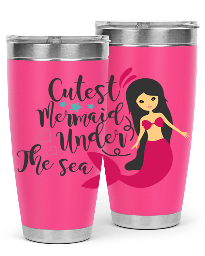 Cutest Mermaid under the sea 95#- mermaid- Tumbler