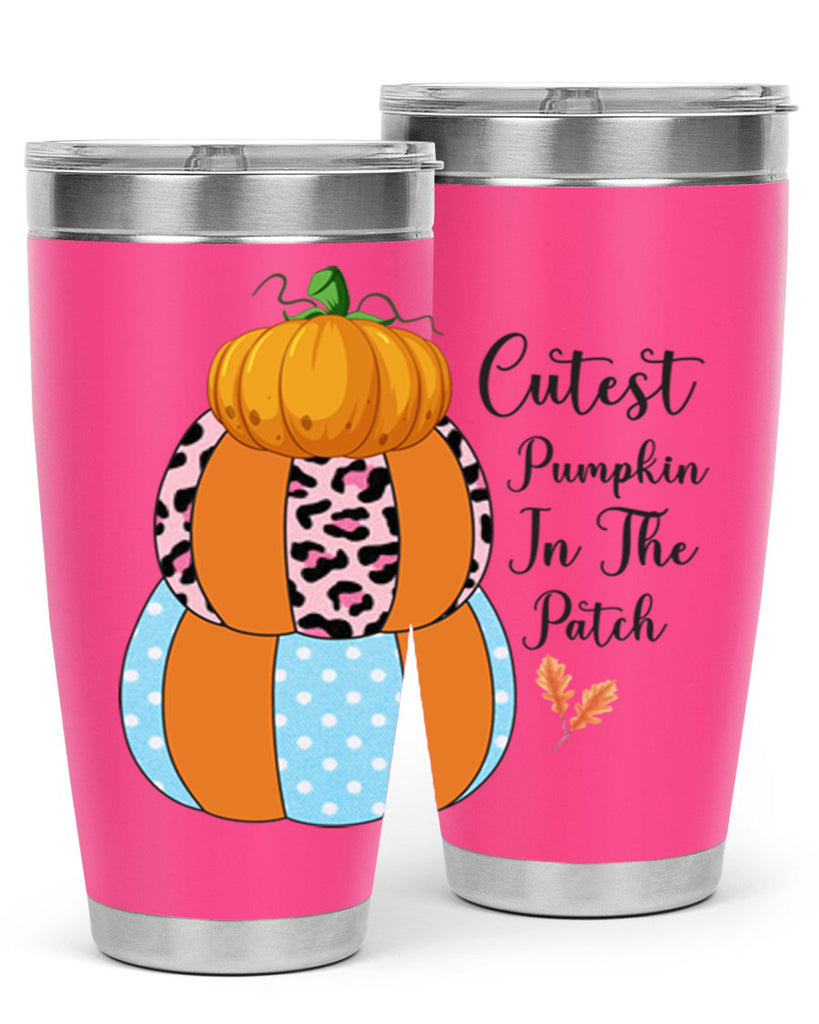Cutest Pumpkin in the Patch 64#- fall- Tumbler