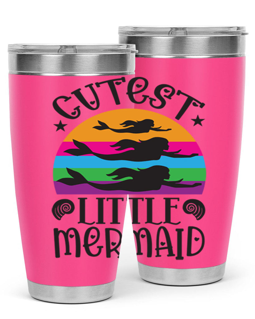 Cutest little mermaid 96#- mermaid- Tumbler