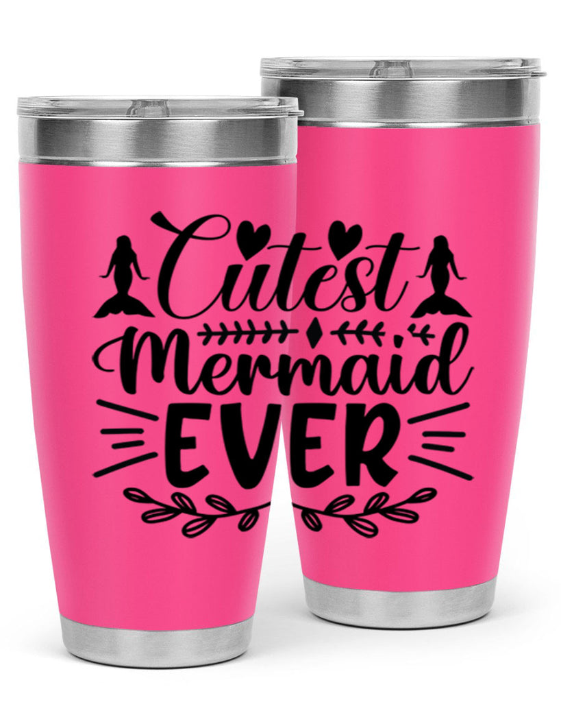 Cutest mermaid ever 100#- mermaid- Tumbler