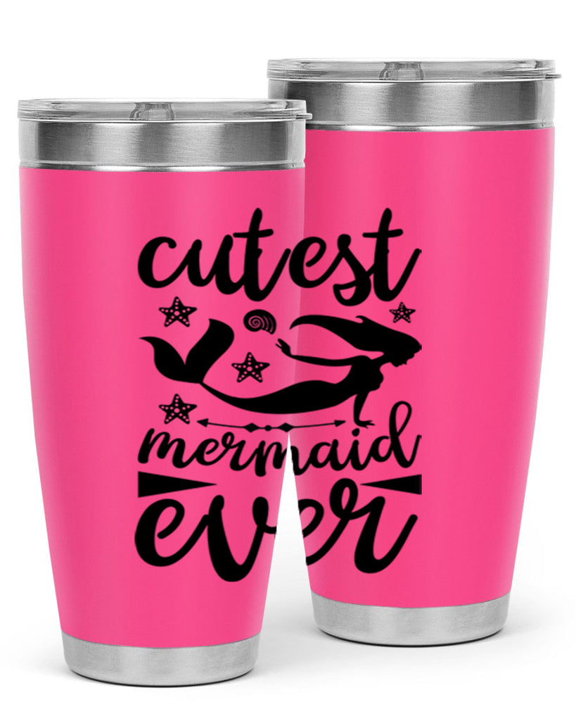 Cutest mermaid ever design 103#- mermaid- Tumbler