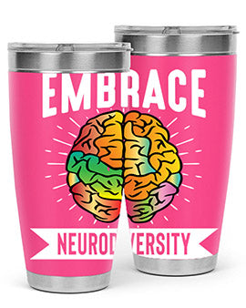 EmbraceNeurodiversityAwarenessTshirt 133#- alzheimers- Tumbler