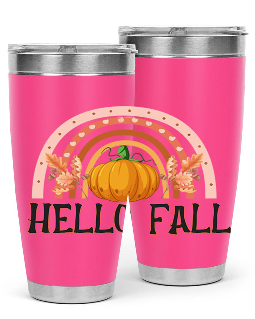 Fall Boho Rainbow 91#- fall- Tumbler