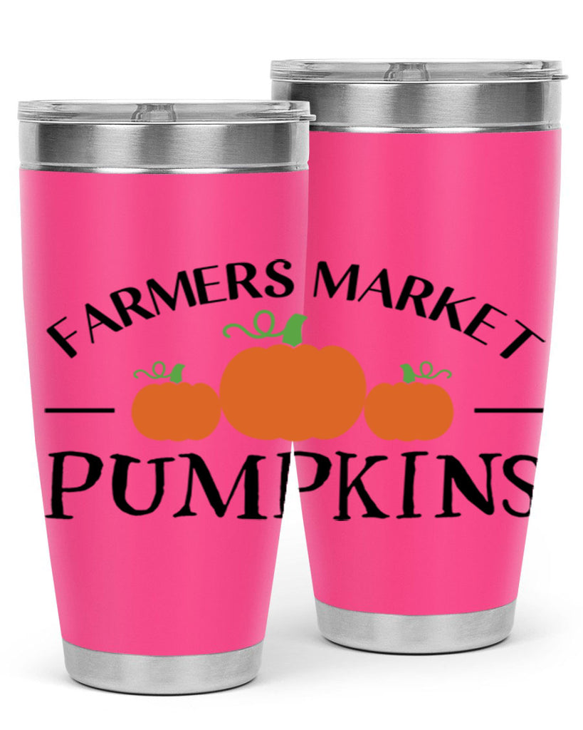 Farmers Market Pumpkins 178#- fall- Tumbler