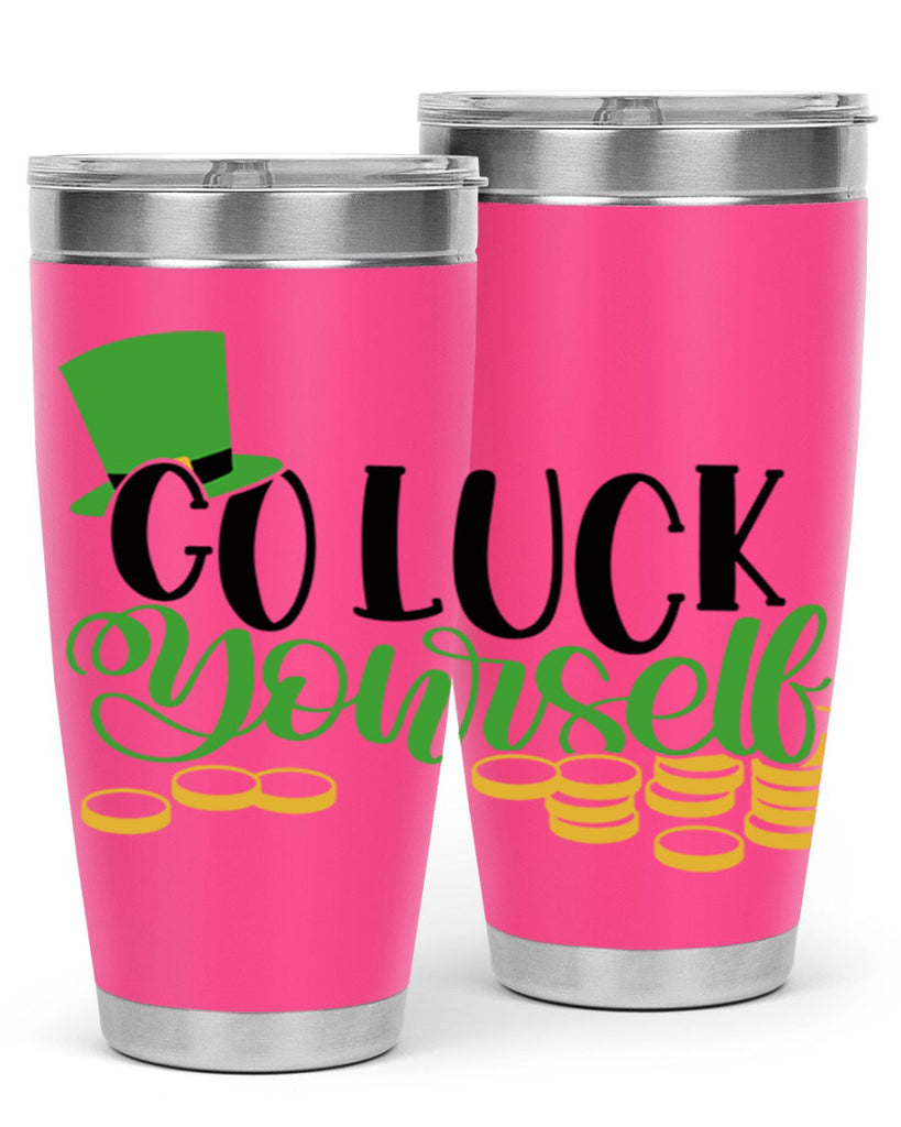 Go Lucky Yourself Style 98#- St Patricks Day- Tumbler