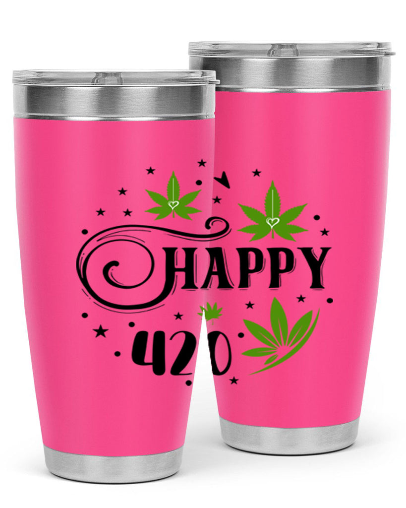 Happy 420 101#- marijuana- Tumbler