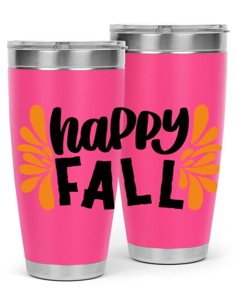Happy Fall 491#- fall- Tumbler