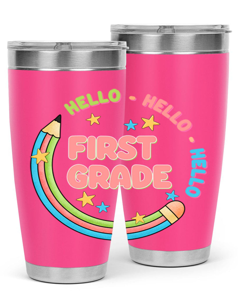 Hello 1st Grade Pencil 15#- 1st grade- Tumbler