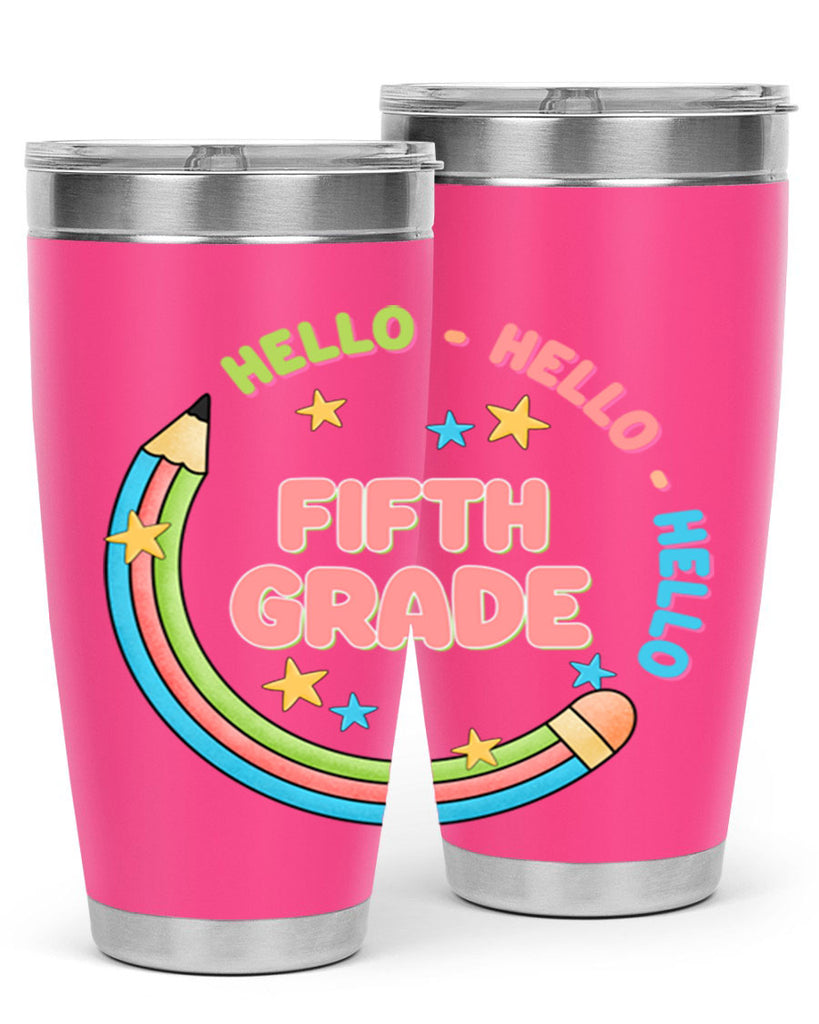 Hello 5th Grade Pencil 12#- 5th grade- Tumbler