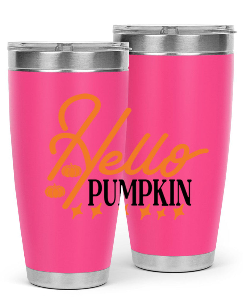 Hello Pumpkin 293#- fall- Tumbler
