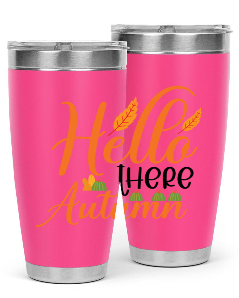 Hello There Autumn 297#- fall- Tumbler