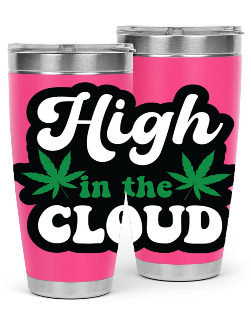 High in the cloud 113#- marijuana- Tumbler