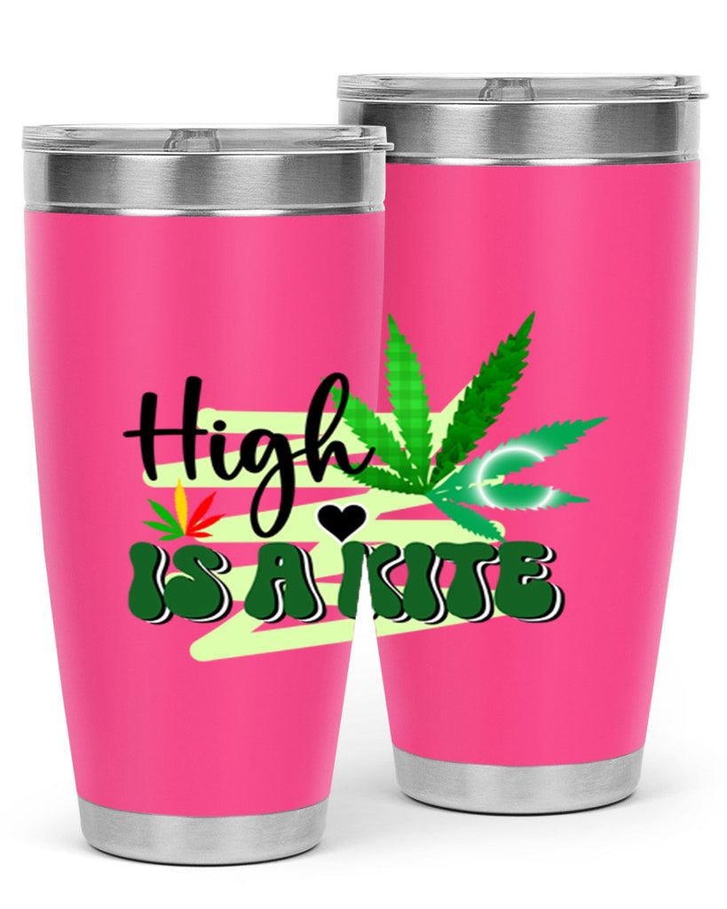 High is a Kite 116#- marijuana- Tumbler