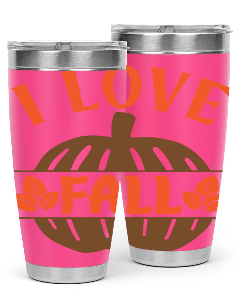 I Love Fall 337#- fall- Tumbler
