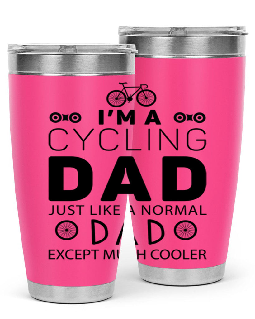 Im A Cycling Dad 4#- dad- Tumbler