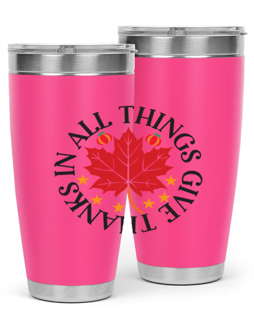 Inallthingsgivethanks 353#- fall- Tumbler