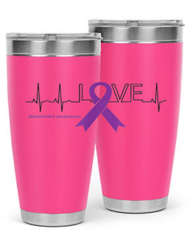 LOVE Gifts for Survivors National Alzheimers Awareness 192#- alzheimers- Tumbler