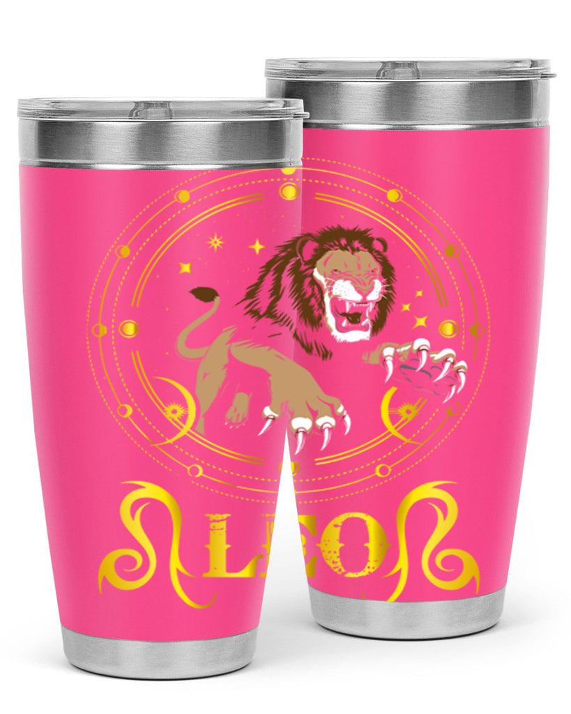 Leo 297#- zodiac- Tumbler