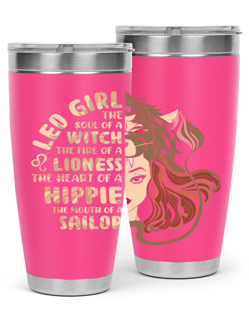 Leo girl 289#- zodiac- Tumbler