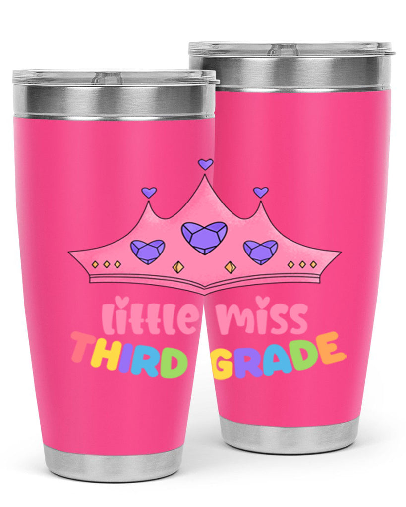 Little Miss 3rd Grade 16#- 3rd grade- Tumbler