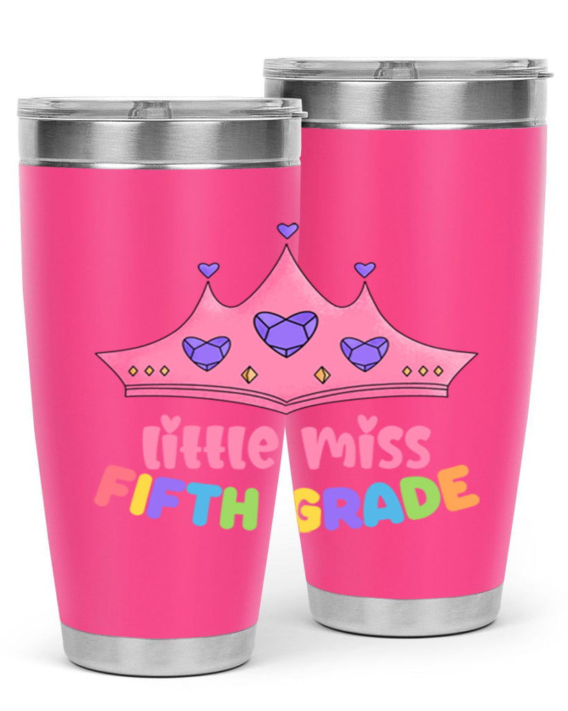 Little Miss 5th Grade 18#- 5th grade- Tumbler