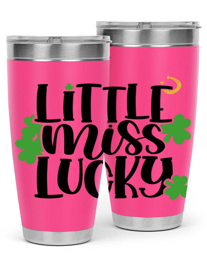 Little Miss Lucky Style 68#- St Patricks Day- Tumbler