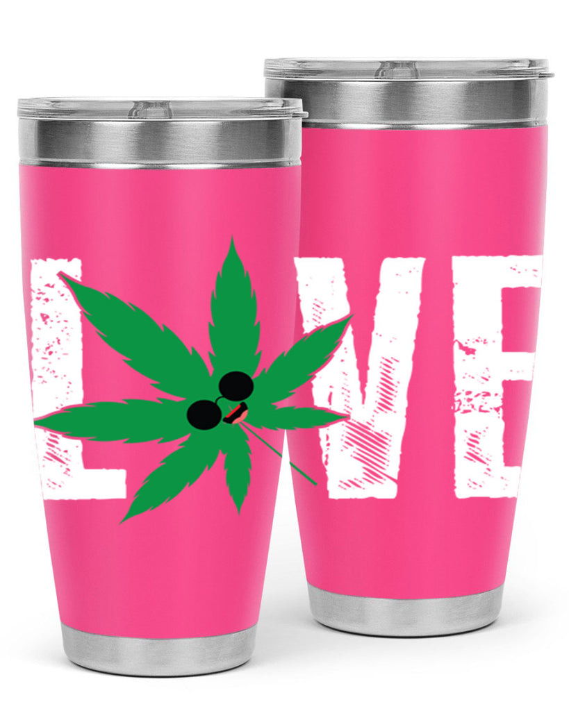 Love 195#- marijuana- Tumbler