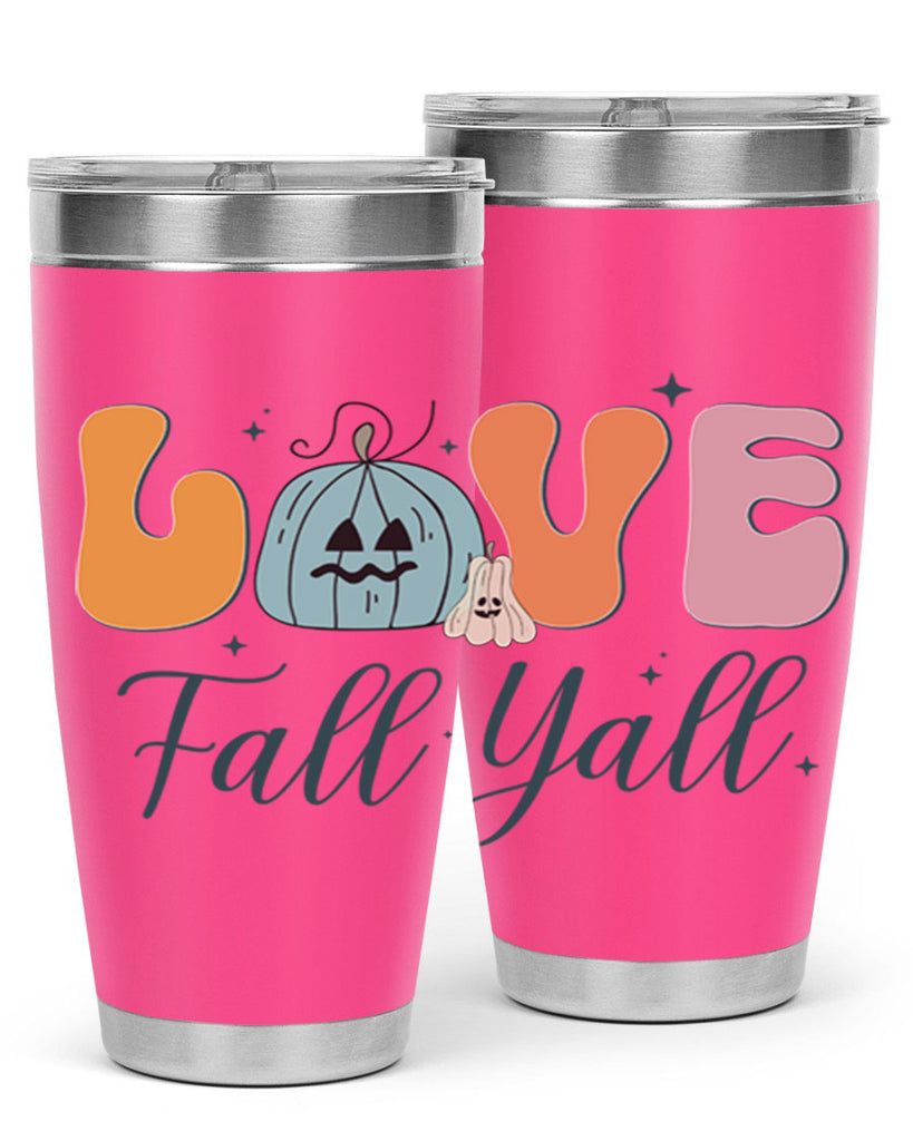 Love Fall Yall 413#- fall- Tumbler