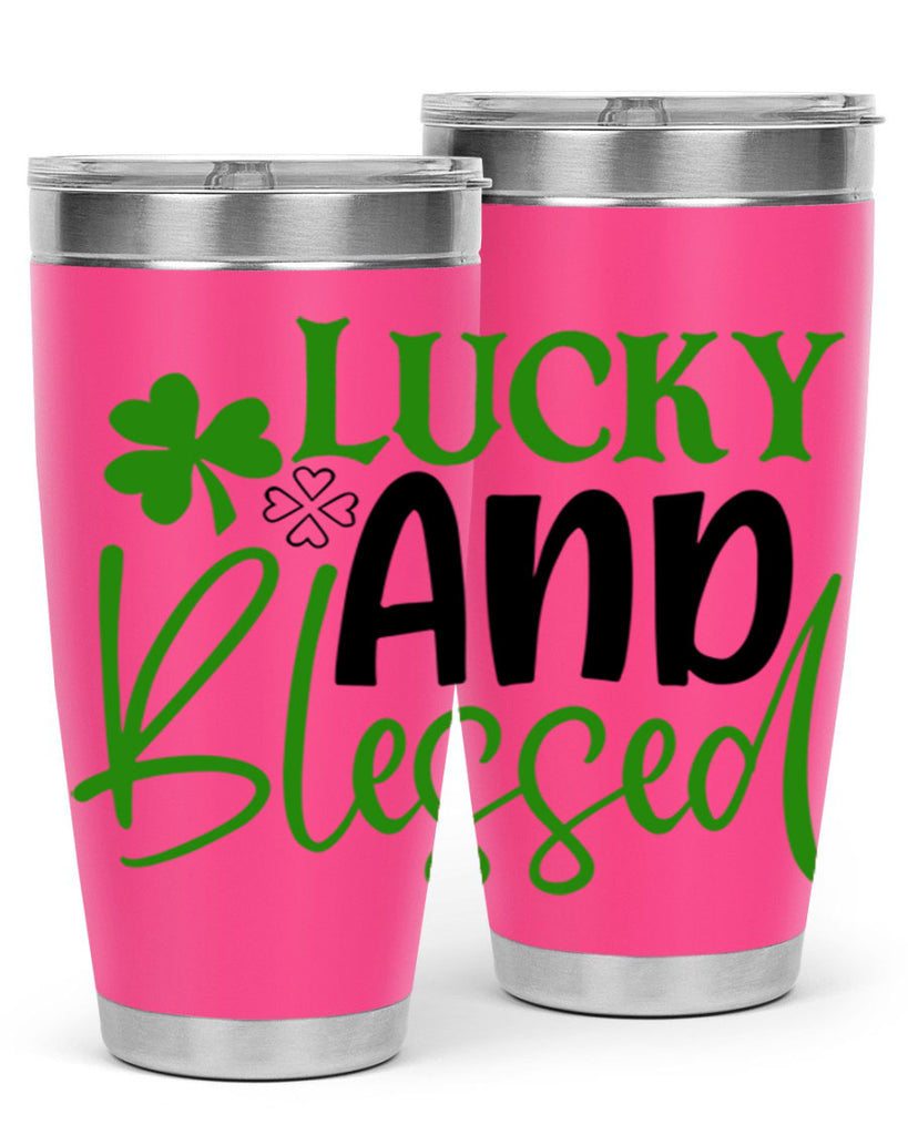 Lucky And Blessed Style 151#- St Patricks Day- Tumbler