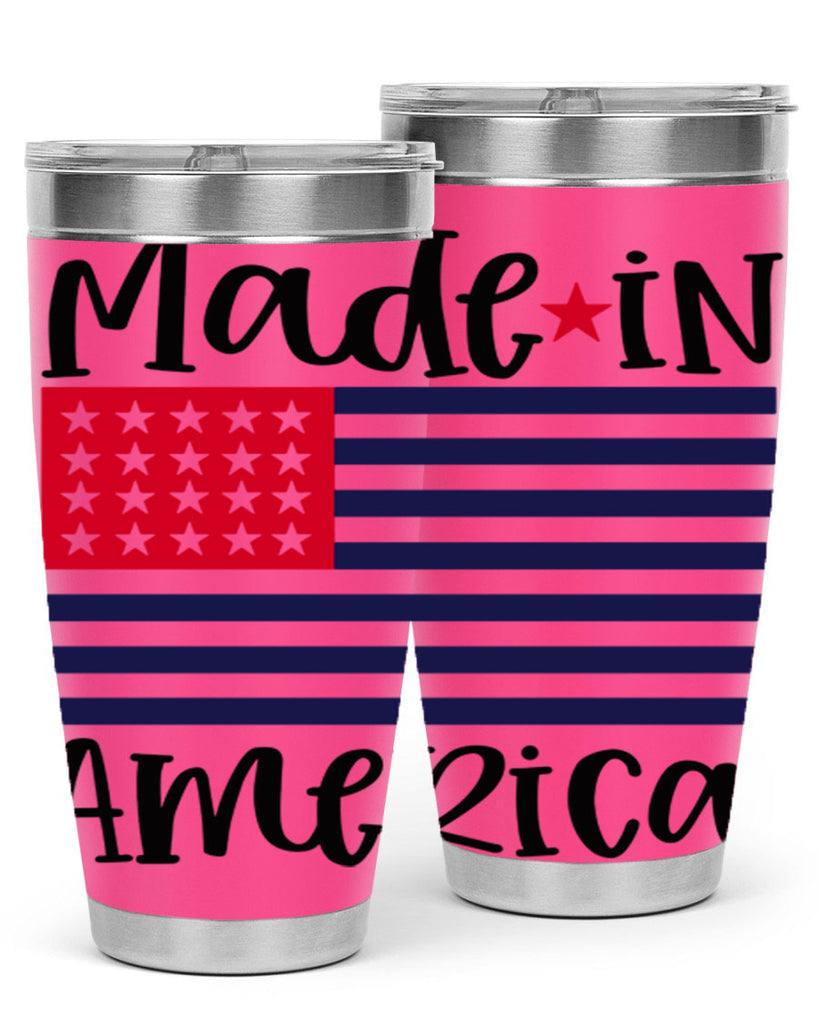 Made in America Style 164#- Fourt Of July- Tumbler