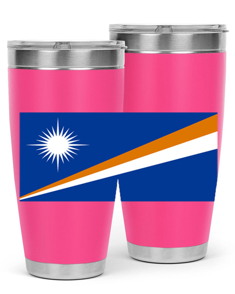 Marshall Islands 90#- world flags- Tumbler