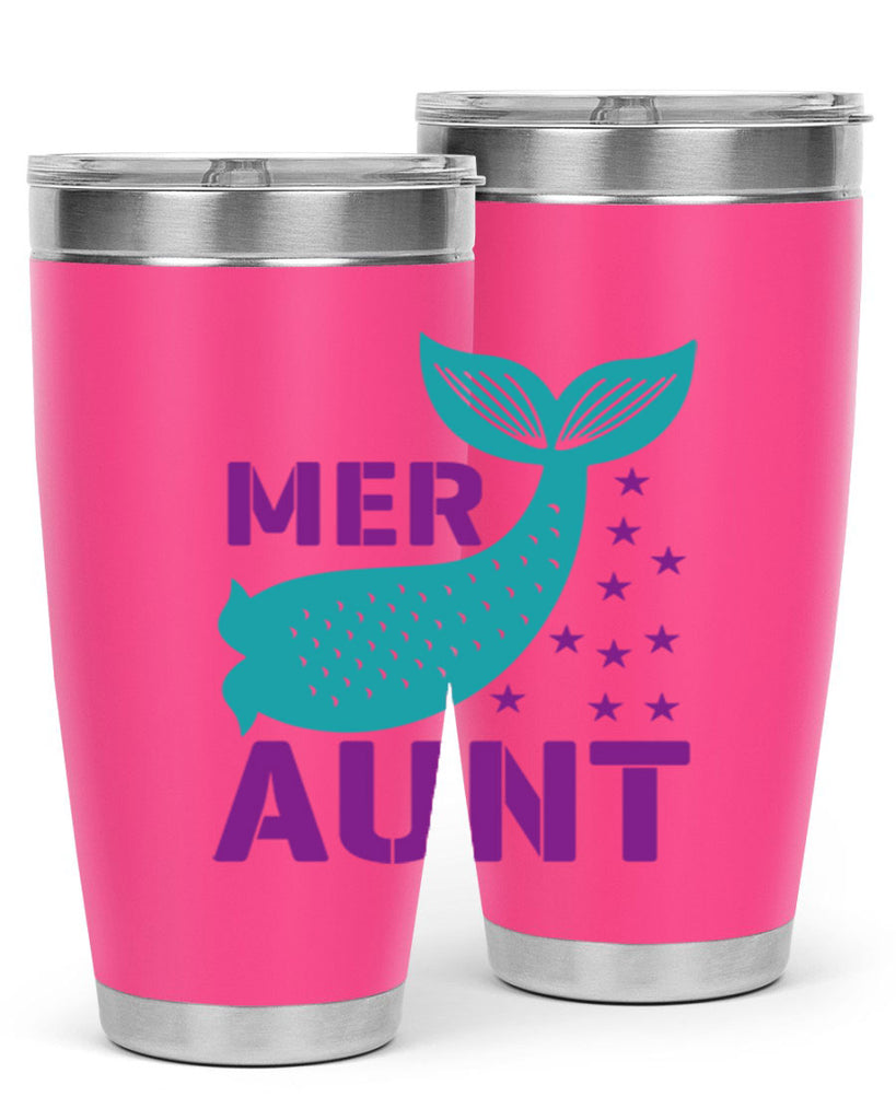 Mer Aunt 319#- mermaid- Tumbler