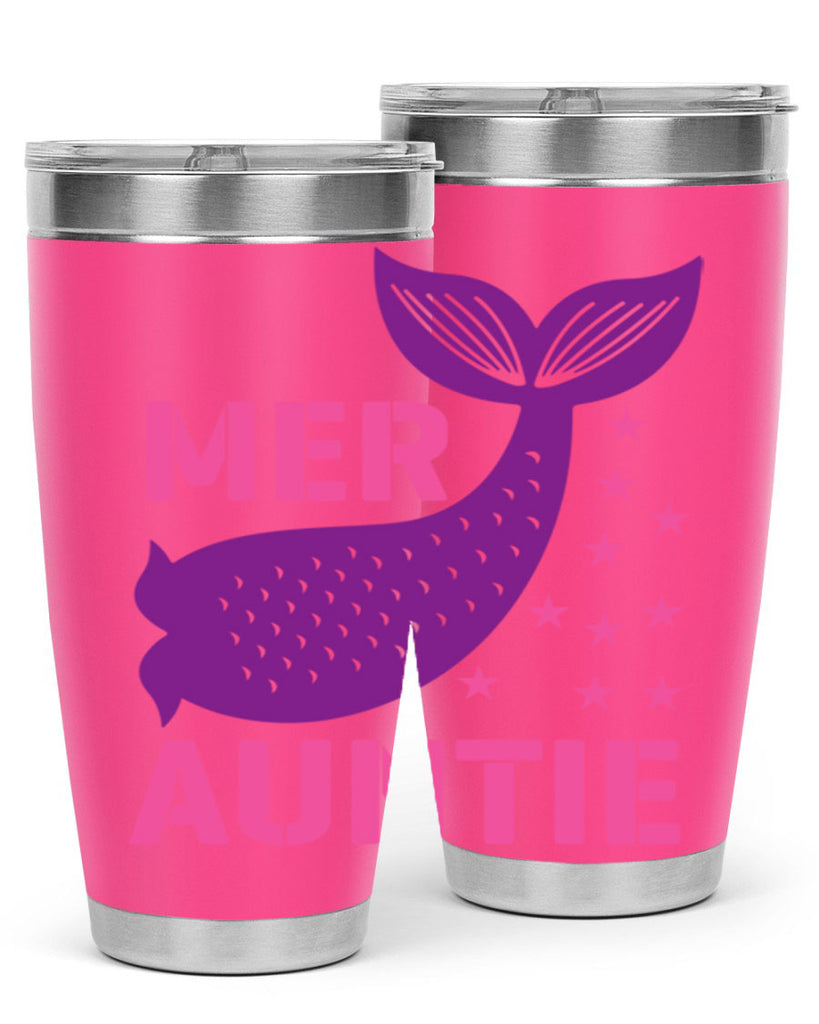 Mer Auntie 320#- mermaid- Tumbler