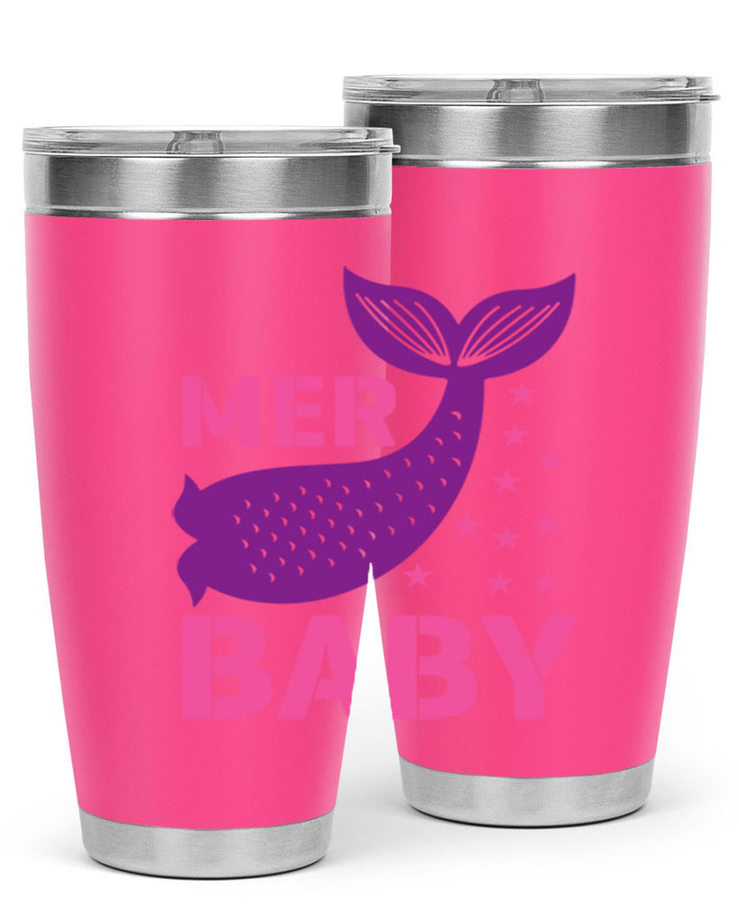 Mer Baby 321#- mermaid- Tumbler