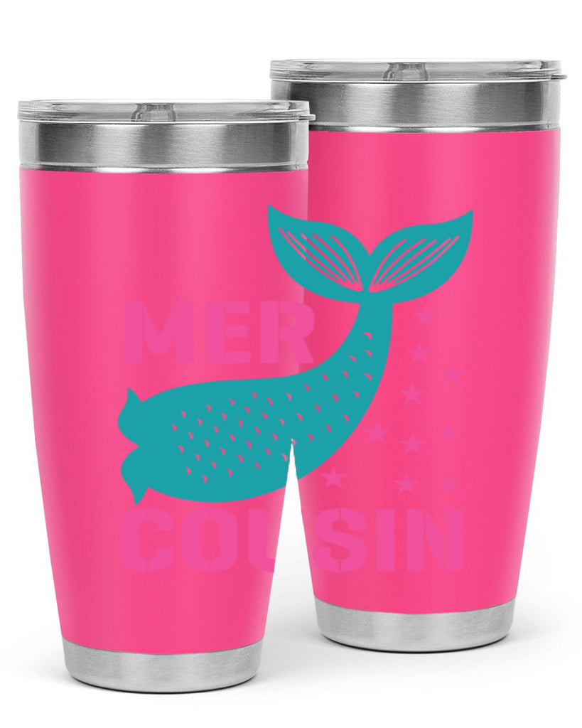 Mer Cousin 324#- mermaid- Tumbler