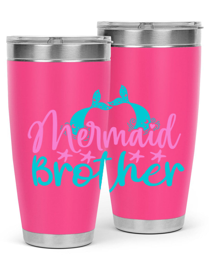 Mermaid Brother 354#- mermaid- Tumbler